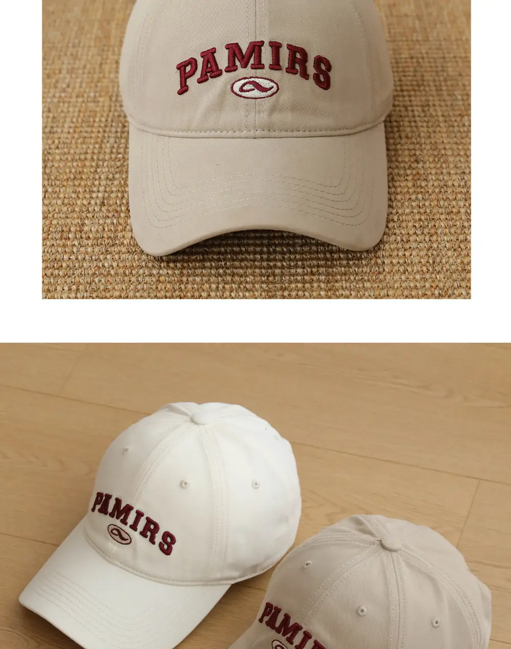 Uncle Stubble Navy Blue Baseball Cap with "Pamire" Embroidery — feature 6
