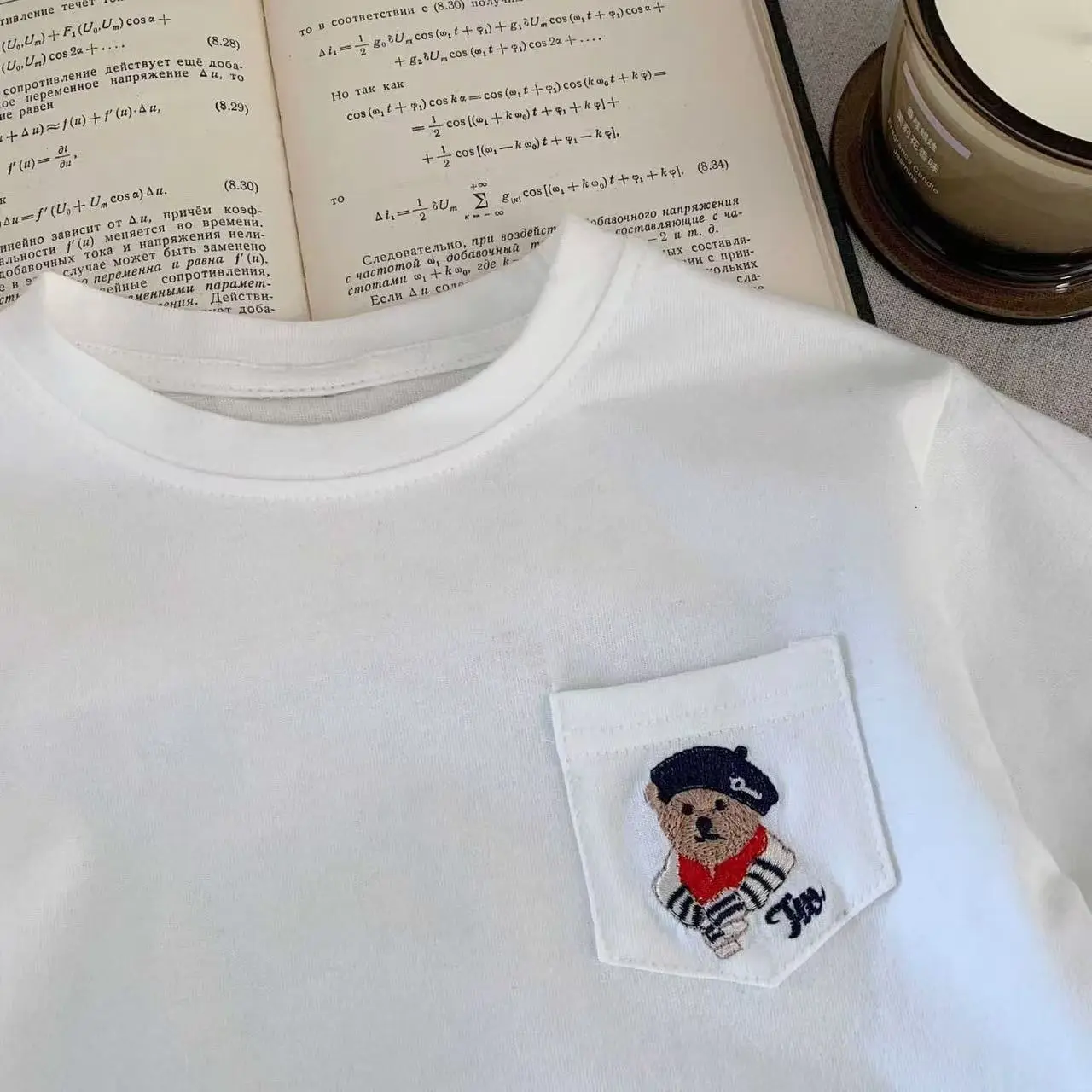 White Baby Long Sleeve T-Shirt for Boys Girls Spring Fall Kids — feature 6