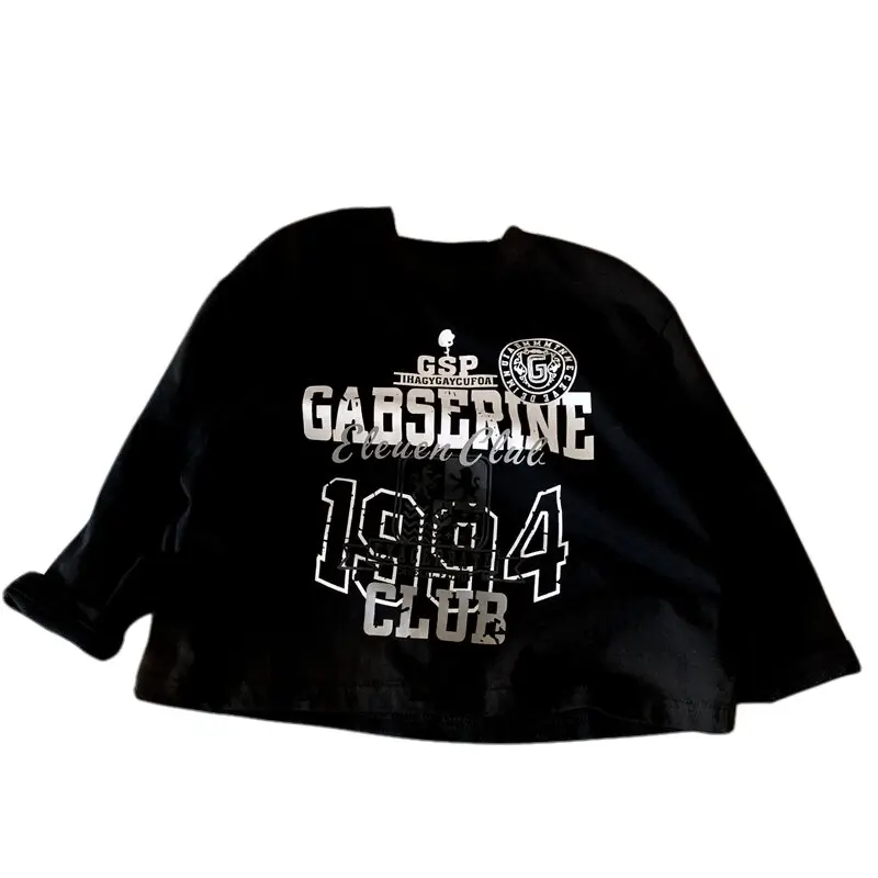 2025 Boys Printed Sweatshirt Black 1984 Club - Image 6