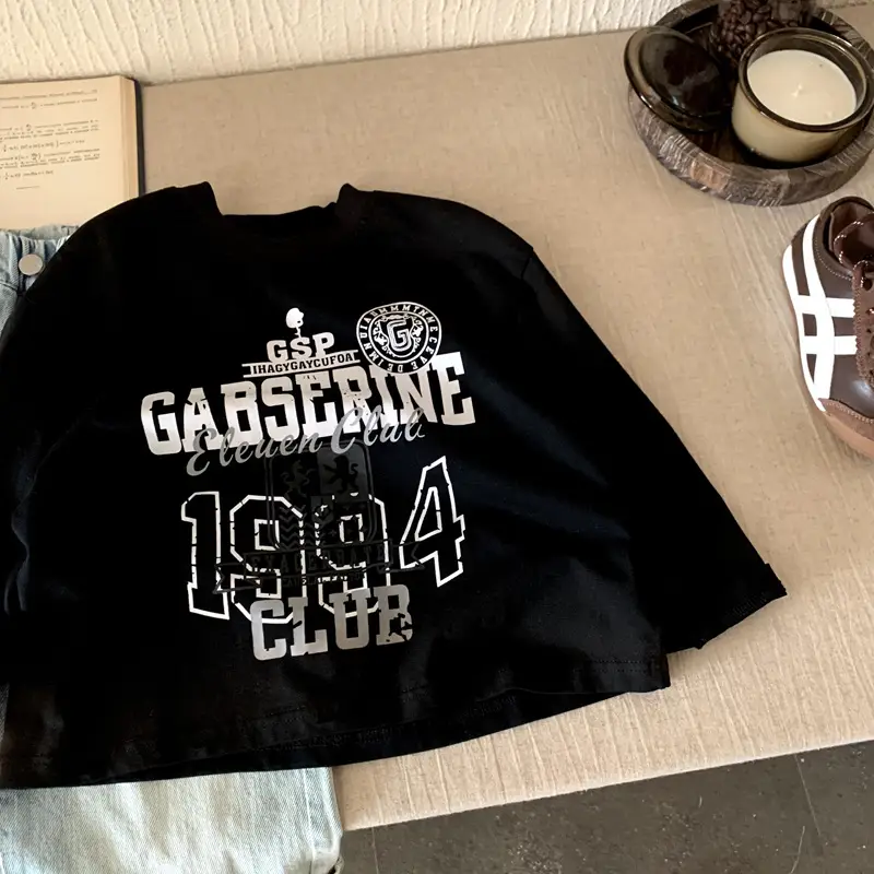 2025 Boys Printed Sweatshirt Black 1984 Club — feature 6