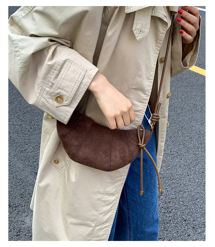 Korean Style Frosted Underarm Bag Women Yellow — feature 12
