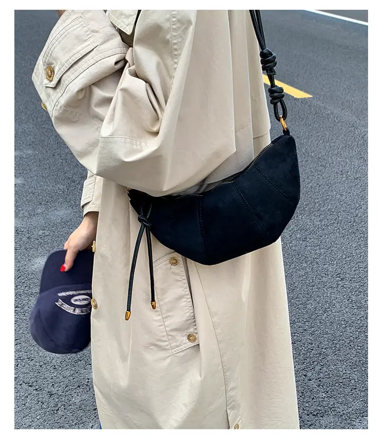 Korean Style Frosted Underarm Bag Women Yellow — feature 14