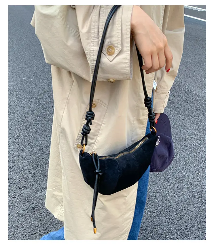 Korean Style Frosted Underarm Bag Women Yellow — feature 15