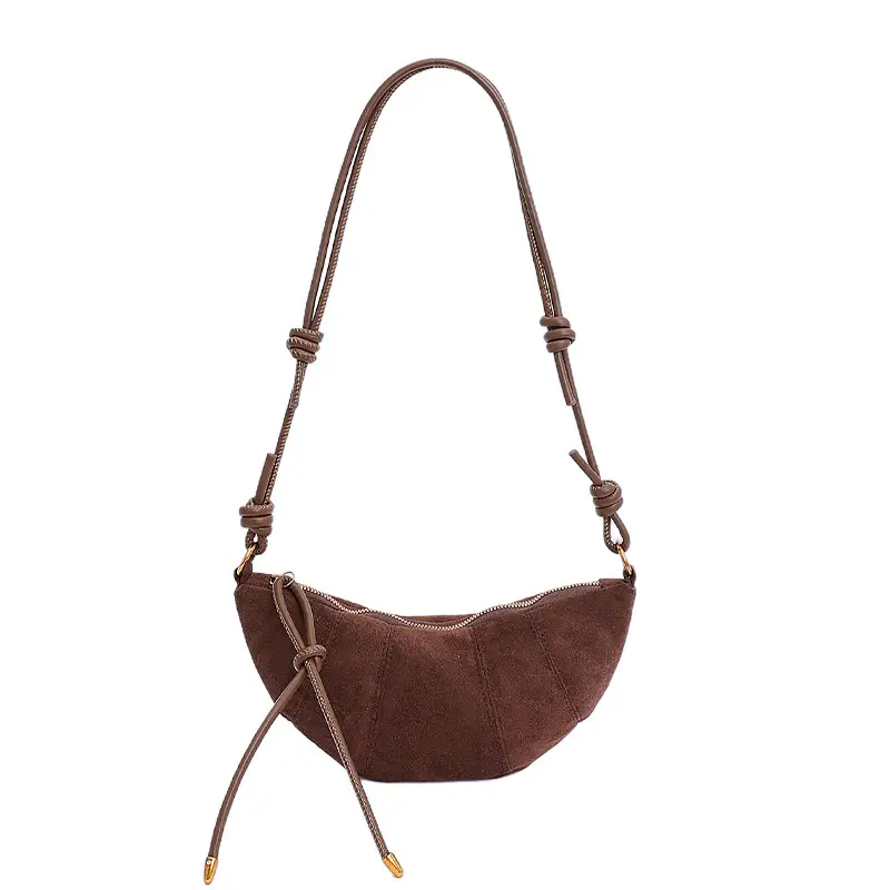 Korean Style Frosted Underarm Bag Women Yellow - Image 5