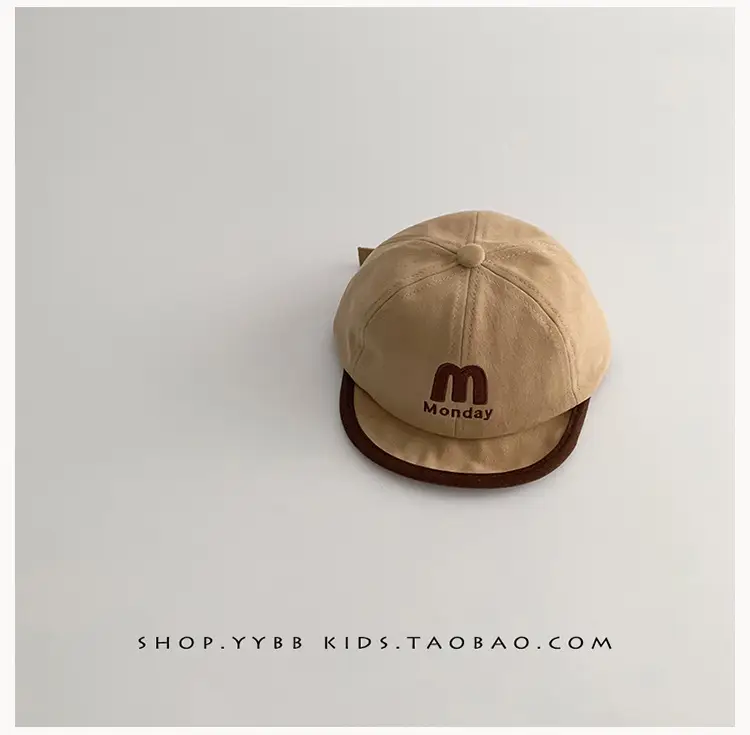 Korean Trendy Letter Kids Hats Warm Windproof Baseball Caps — feature 10