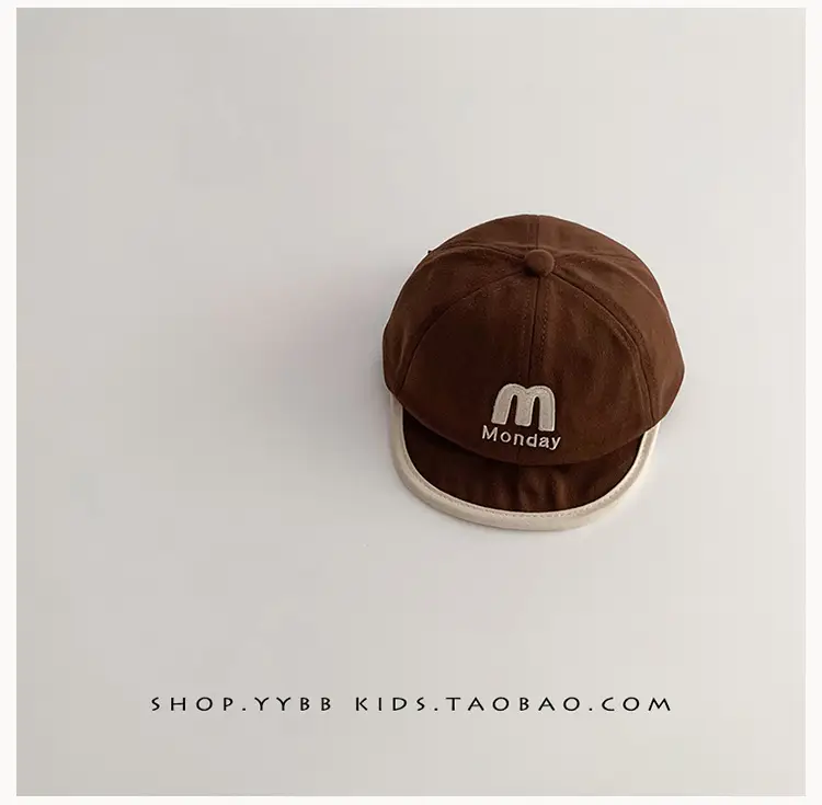 Korean Trendy Letter Kids Hats Warm Windproof Baseball Caps — feature 11