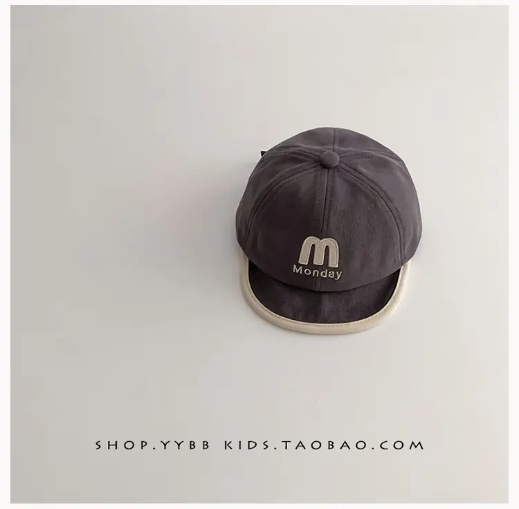 Korean Trendy Letter Kids Hats Warm Windproof Baseball Caps — feature 13