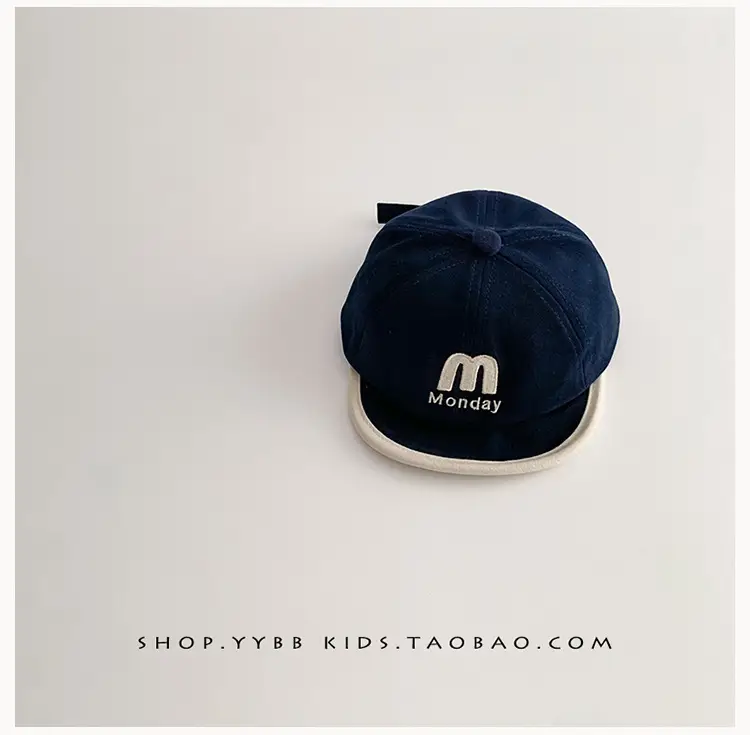 Korean Trendy Letter Kids Hats Warm Windproof Baseball Caps — feature 15