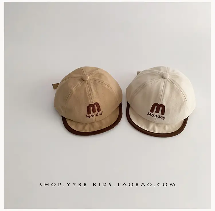 Korean Trendy Letter Kids Hats Warm Windproof Baseball Caps — feature 3