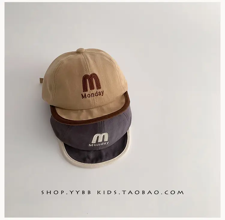 Korean Trendy Letter Kids Hats Warm Windproof Baseball Caps — feature 4