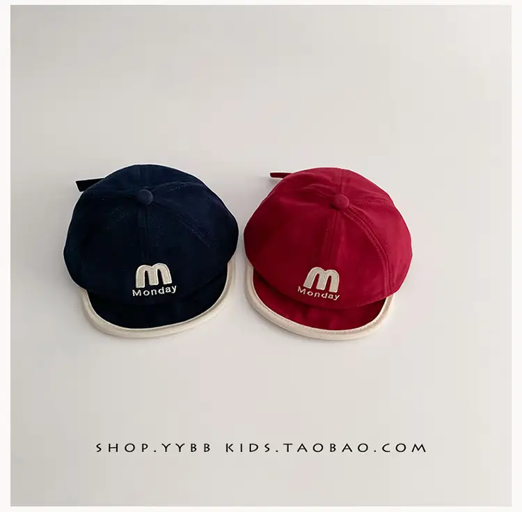 Korean Trendy Letter Kids Hats Warm Windproof Baseball Caps — feature 7