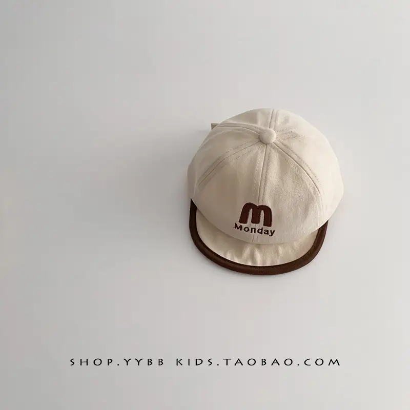 Korean Trendy Letter Kids Hats Warm Windproof Baseball Caps - Image 2