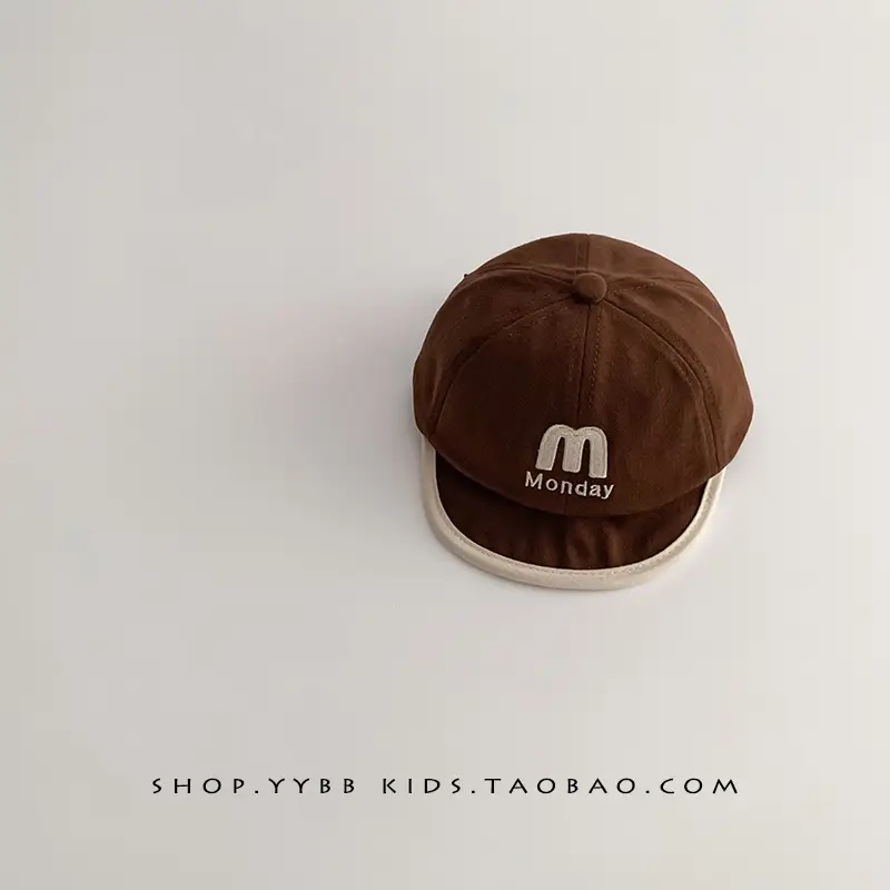 Korean Trendy Letter Kids Hats Warm Windproof Baseball Caps - Image 3
