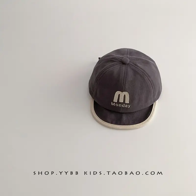 Korean Trendy Letter Kids Hats Warm Windproof Baseball Caps - Image 4