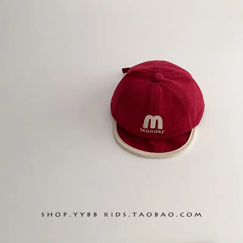 Korean Trendy Letter Kids Hats Warm Windproof Baseball Caps - Image 6