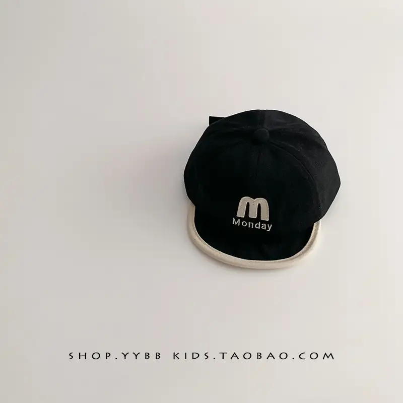Korean Trendy Letter Kids Hats Warm Windproof Baseball Caps - Image 7