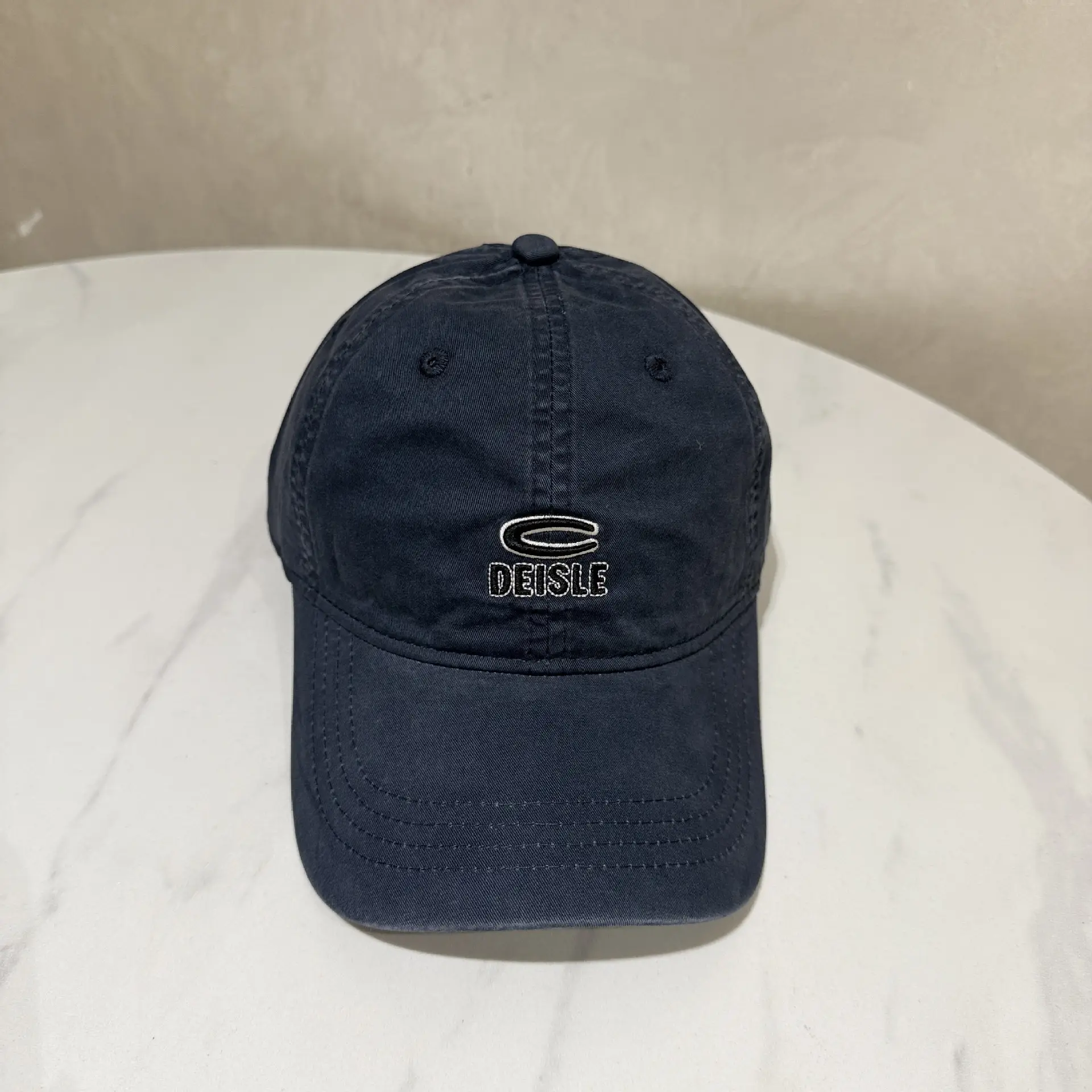 Black Korean Style Baseball Cap for Women with Embroidery - Image 6