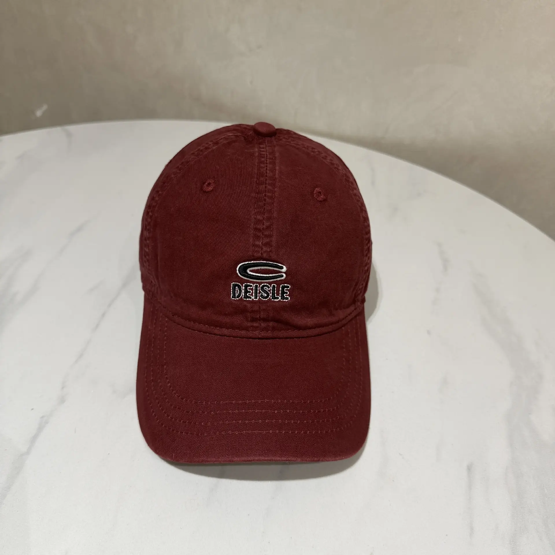 Black Korean Style Baseball Cap for Women with Embroidery - Image 5