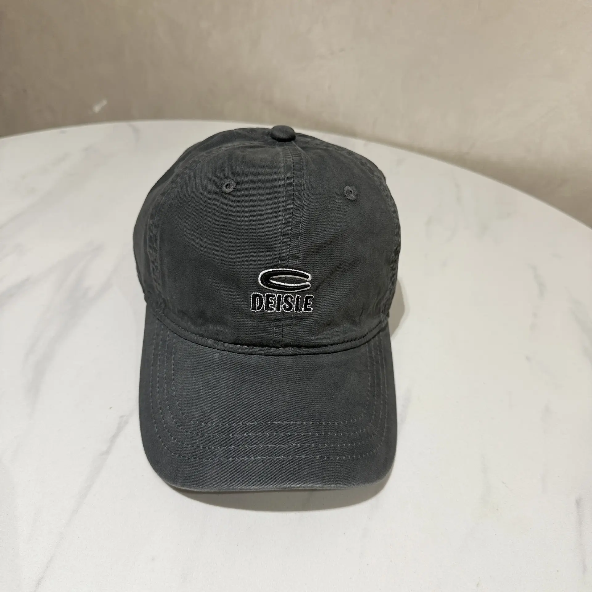 Black Korean Style Baseball Cap for Women with Embroidery - Image 4