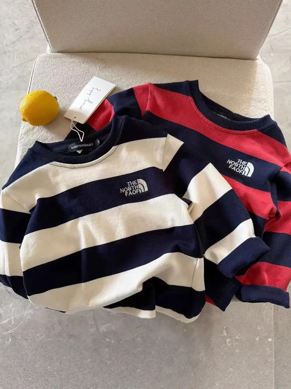Children Striped T-Shirt Boys Cotton Medium Autumn 2025 - Image 4