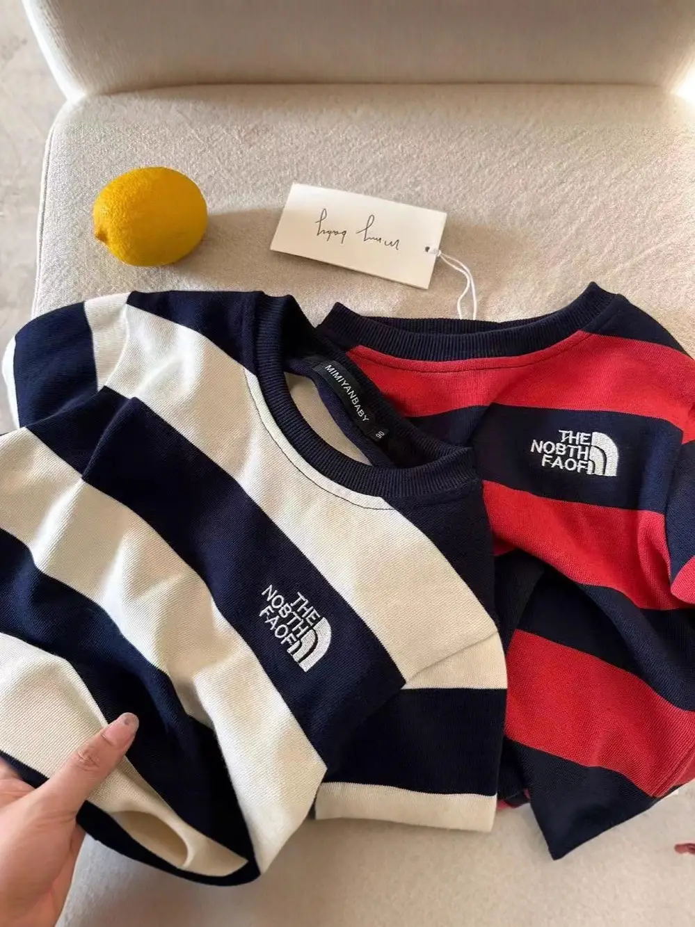 Children Striped T-Shirt Boys Cotton Medium Autumn 2025 - Image 5