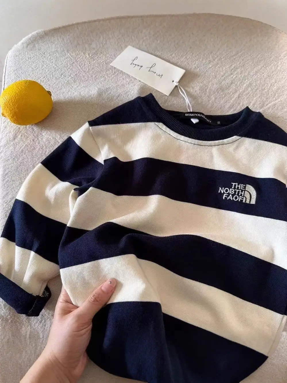 Children Striped T-Shirt Boys Cotton Medium Autumn 2025 - Image 6