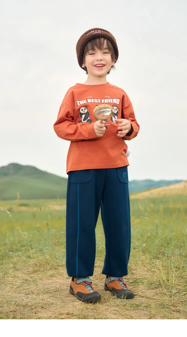 Cotton Long Sleeve T-Shirt Set for Kids Boys Girls — feature 23