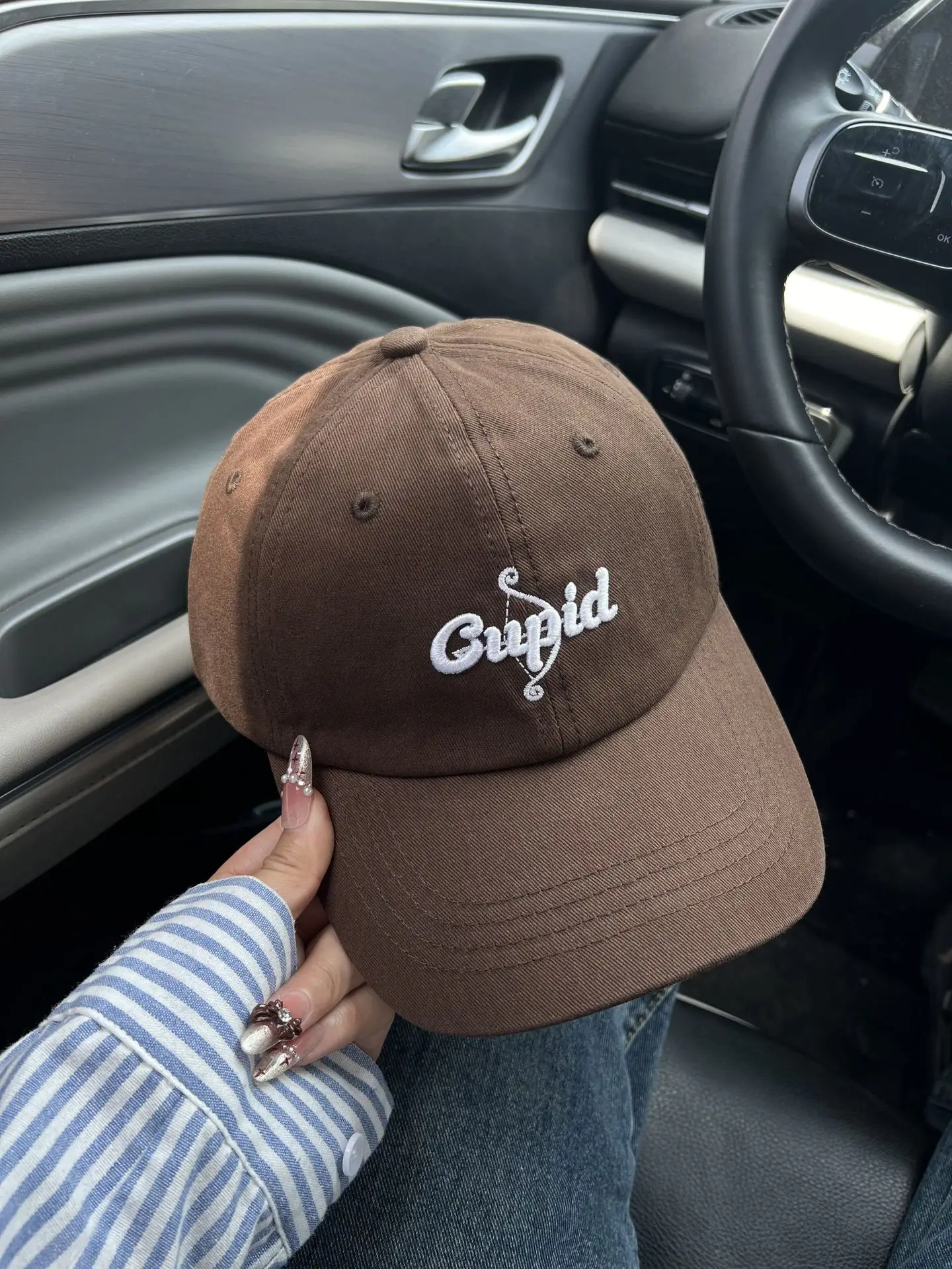 2025 Korean Style Pink Duckbill Cap for Women