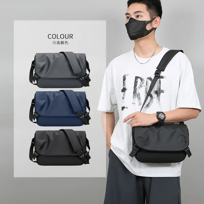 Men's Large Capacity Crossbody Bag Cover Trolley Travel - Image 4