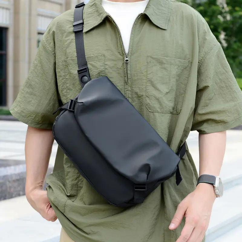Men's Large Capacity Crossbody Bag Cover Trolley Travel - Image 6