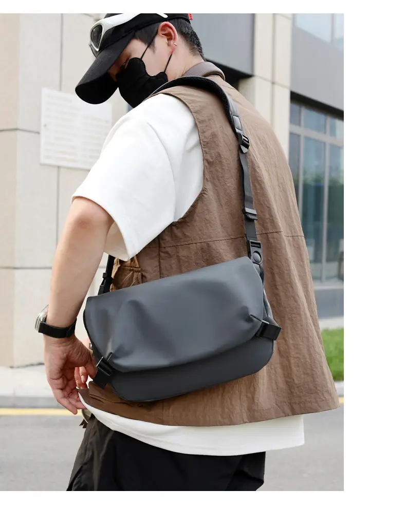 Men's Large Capacity Crossbody Bag Cover Trolley Travel — feature 26