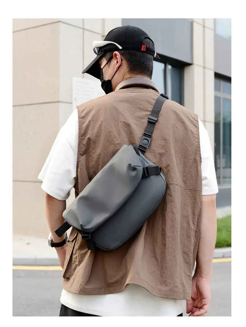 Men's Large Capacity Crossbody Bag Cover Trolley Travel — feature 28