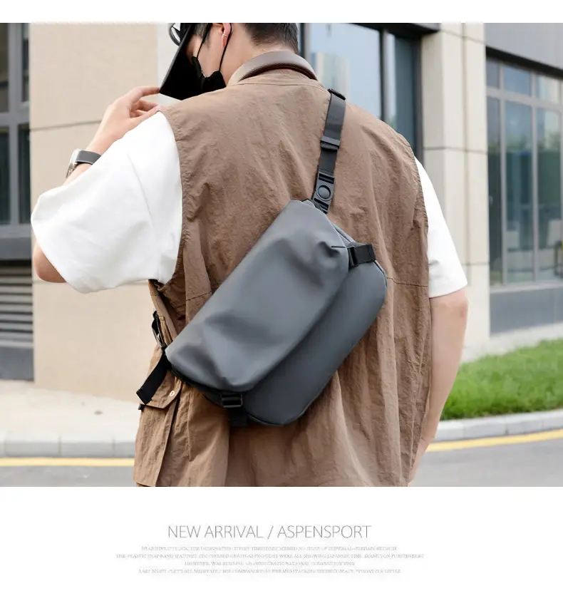 Men's Large Capacity Crossbody Bag Cover Trolley Travel — feature 29