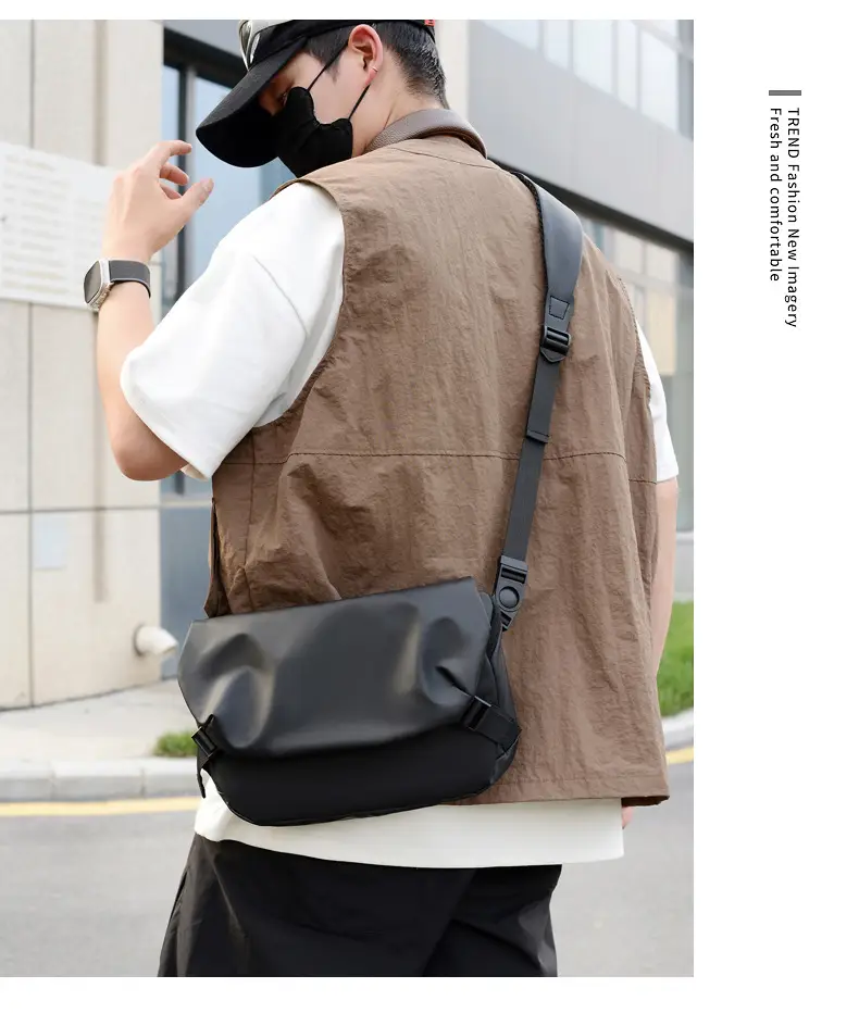 Men's Large Capacity Crossbody Bag Cover Trolley Travel — feature 34