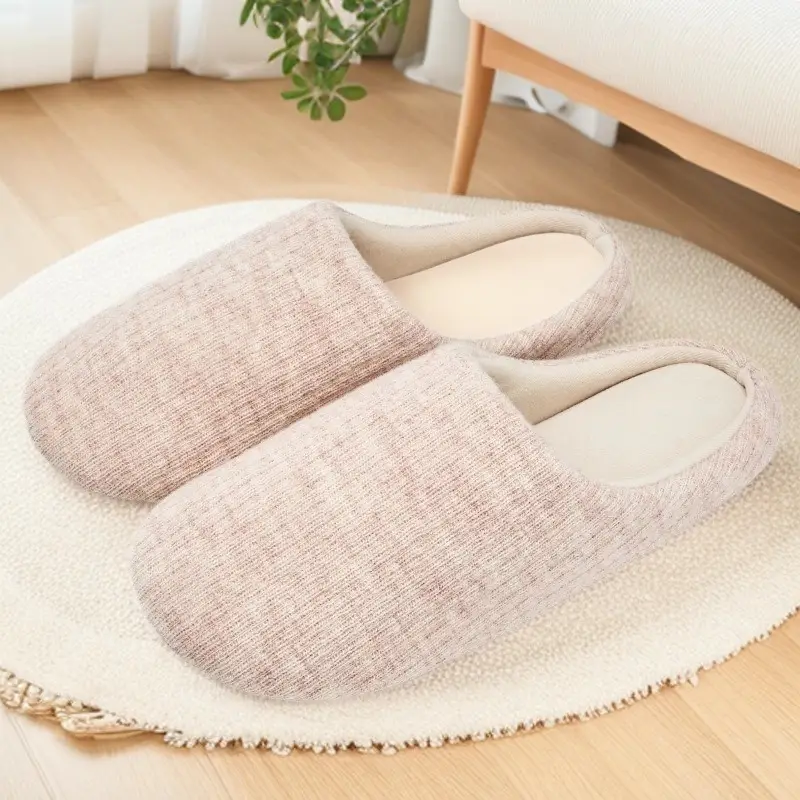 Brown Wool Slippers for Men Women 2025 Spring Fall - Image 8