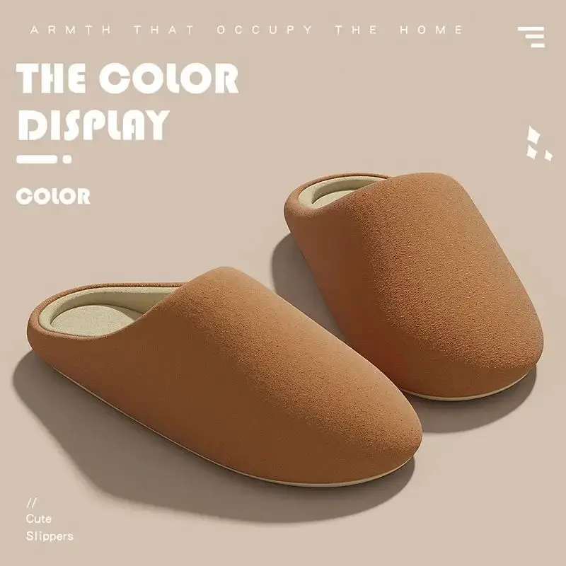 2025 Silent Cotton Slippers Women Winter Warm Anti-Slip - Image 2