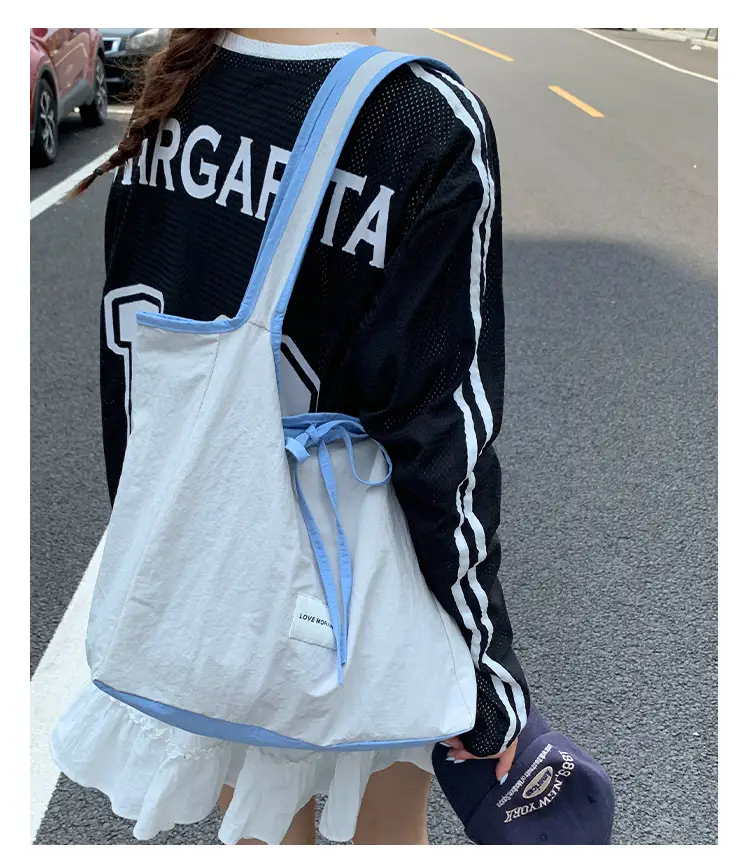 Canvas Shoulder Bag Women Large Capacity 2025 New Autumn Winter Versatile Casual College Student Tote Bag luggage and leather goods — feature 11