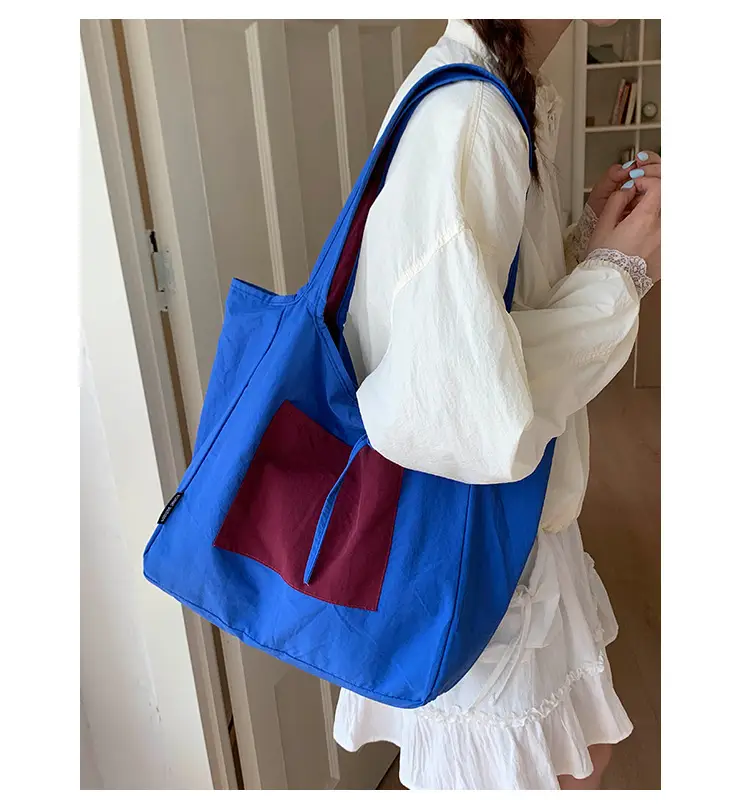 Canvas Shoulder Bag Women Large Capacity 2025 New Autumn Winter Versatile Casual College Student Tote Bag luggage and leather goods — feature 25