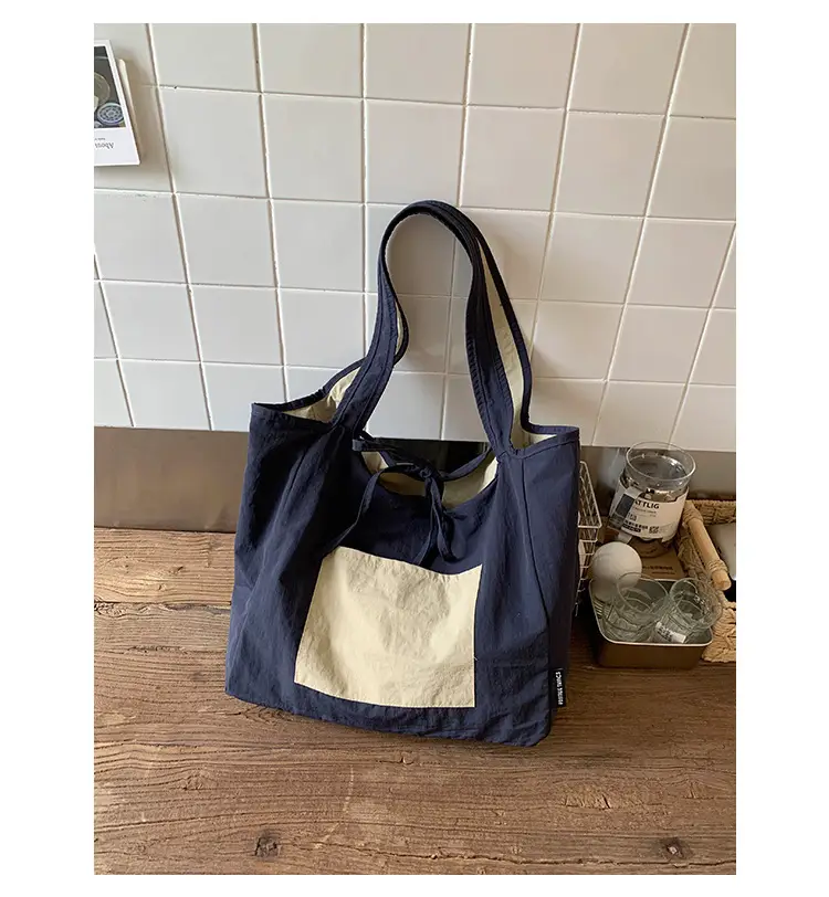 Canvas Shoulder Bag Women Large Capacity 2025 New Autumn Winter Versatile Casual College Student Tote Bag luggage and leather goods — feature 37