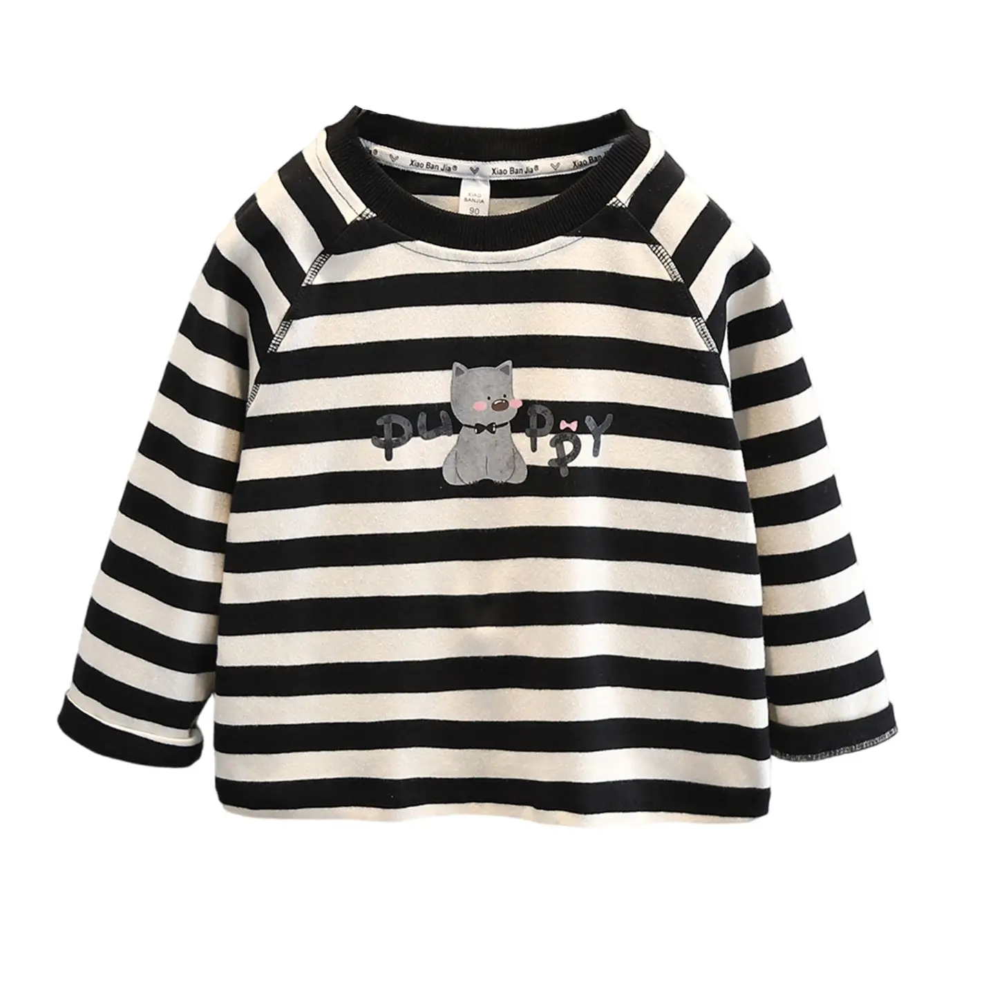Boys Striped Cotton T-Shirt Spring Autumn Casual Baby Top - Image 6