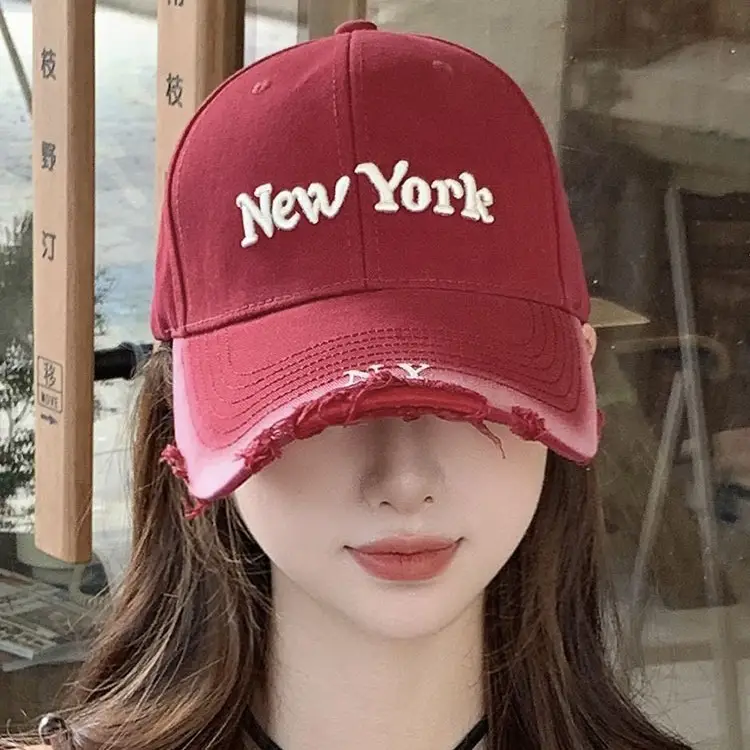 Red Embroidered Baseball Cap for Women 2026 - Image 10