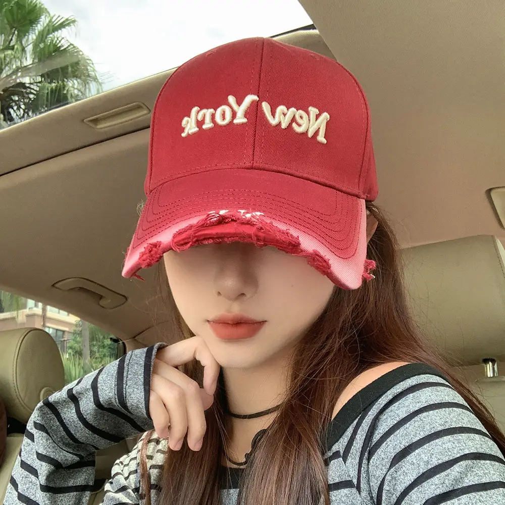 Red Embroidered Baseball Cap for Women 2026 — feature 4