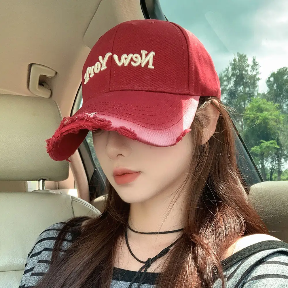 Red Embroidered Baseball Cap for Women 2026 — feature 6