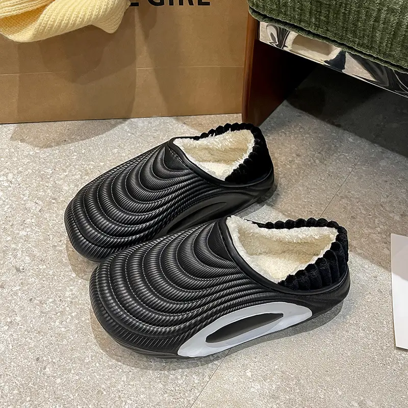 New Cotton Slippers 2025 Thick Warm Toe Cap EVA — feature 1