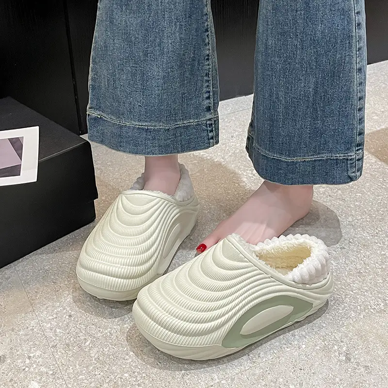 New Cotton Slippers 2025 Thick Warm Toe Cap EVA — feature 10