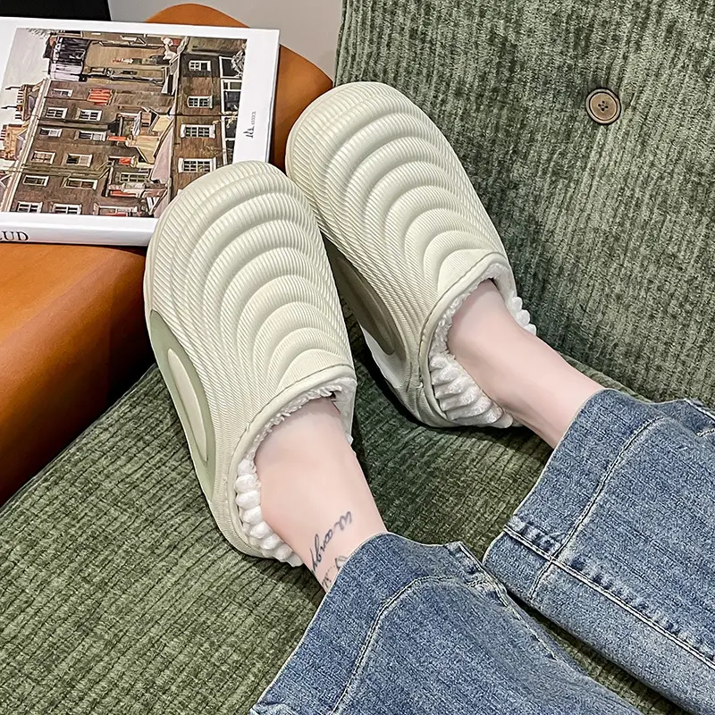 New Cotton Slippers 2025 Thick Warm Toe Cap EVA — feature 11