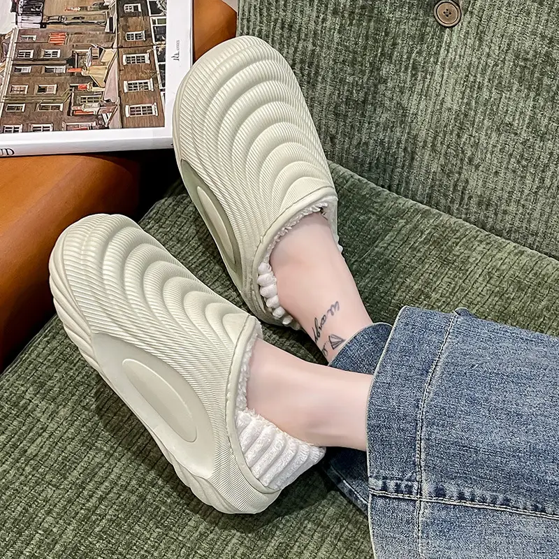 New Cotton Slippers 2025 Thick Warm Toe Cap EVA — feature 12