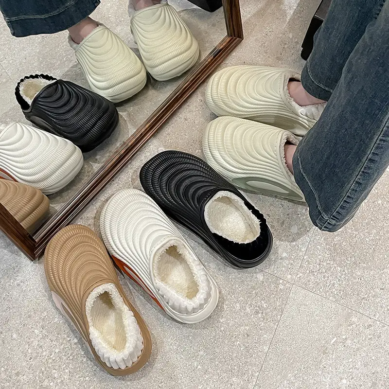 New Cotton Slippers 2025 Thick Warm Toe Cap EVA — feature 15