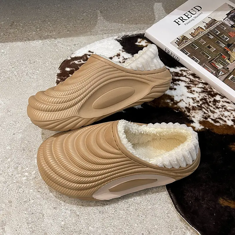 New Cotton Slippers 2025 Thick Warm Toe Cap EVA — feature 3