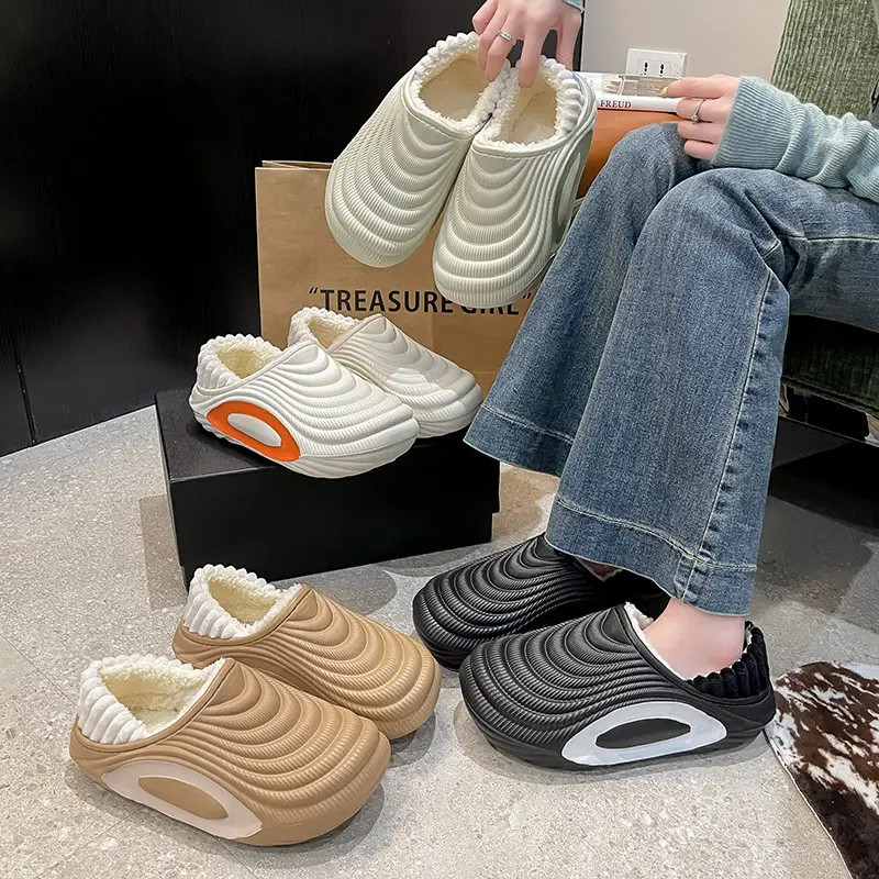 New Cotton Slippers 2025 Thick Warm Toe Cap EVA — feature 9